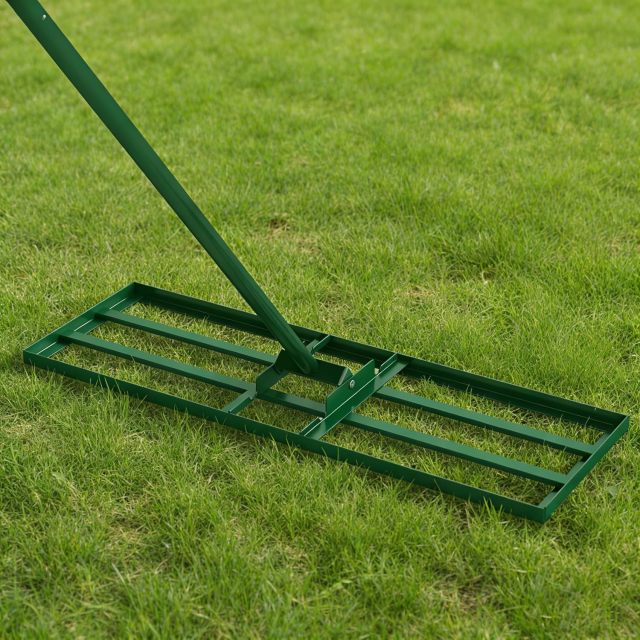 30x10 Inch Lawn Leveling Rake | Soil Sand Dirt Leveling Tool