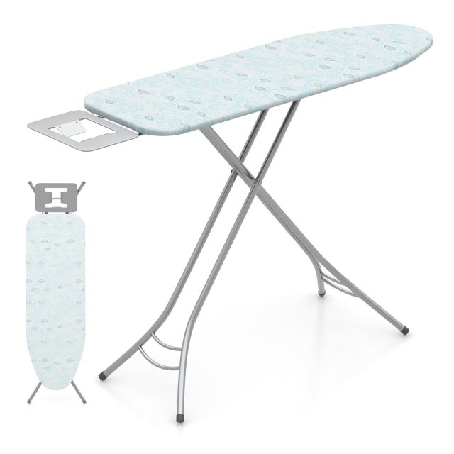 Ironing Board Full Size Foldable Iron Table w/Rest Height Adjustable
