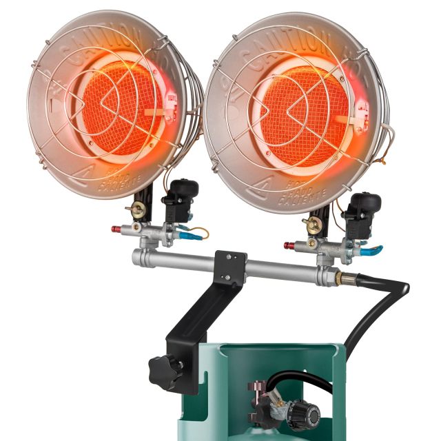 30,000 BTU Double Propane Tank Top Heaters