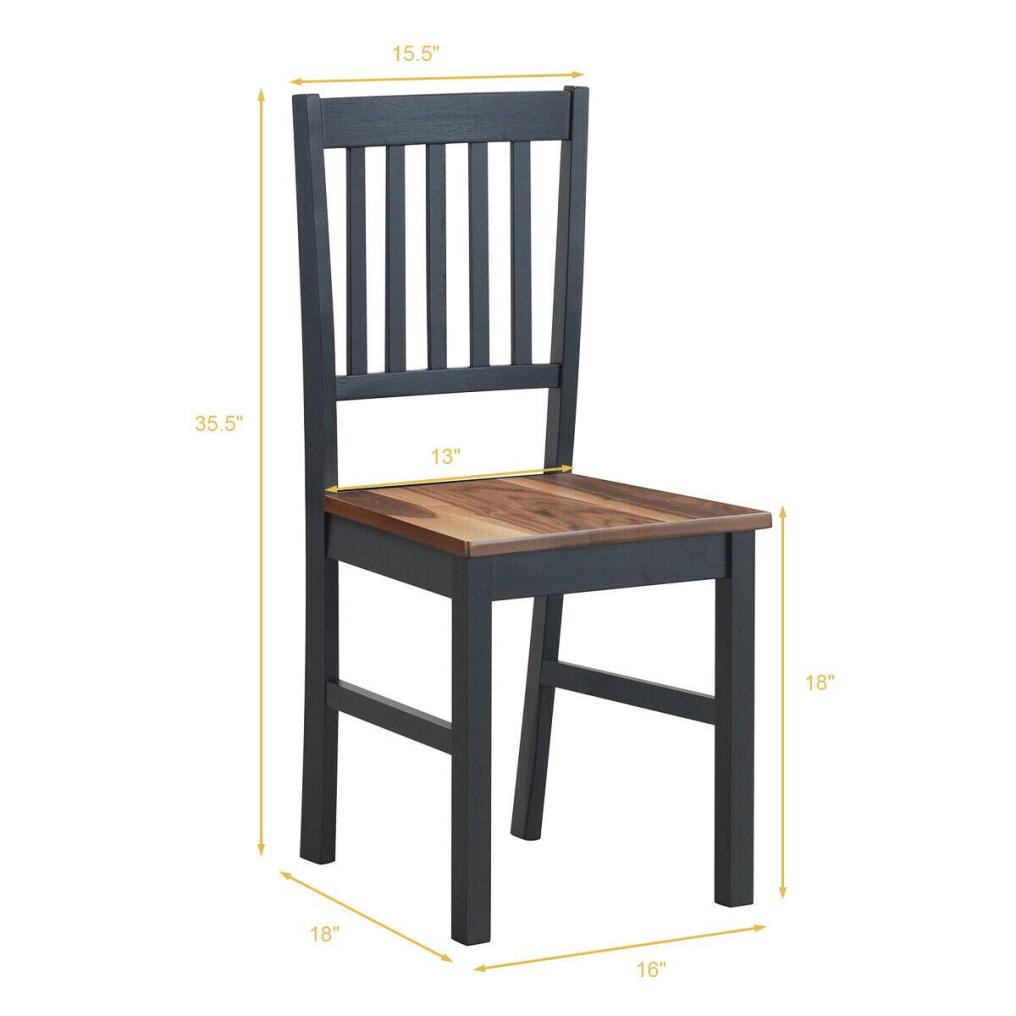 Set of 4 Dining Chairs Dining Room Side Chair