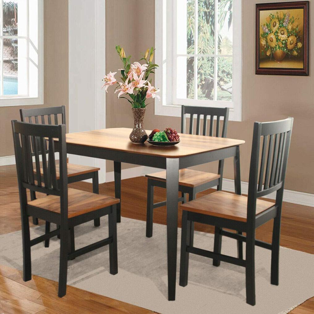 Set of 4 Dining Chairs Dining Room Side Chair