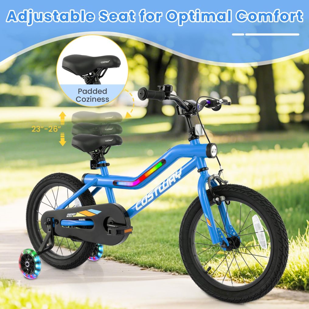 16”/18” Lighted Kids Bike Children Sport Bicycle