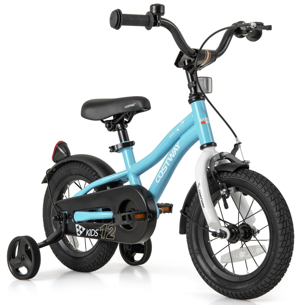 12/14/16/18 Inch Children Toddler Bicycle with Training Wheels for 3-8 Years Old Boys Girls