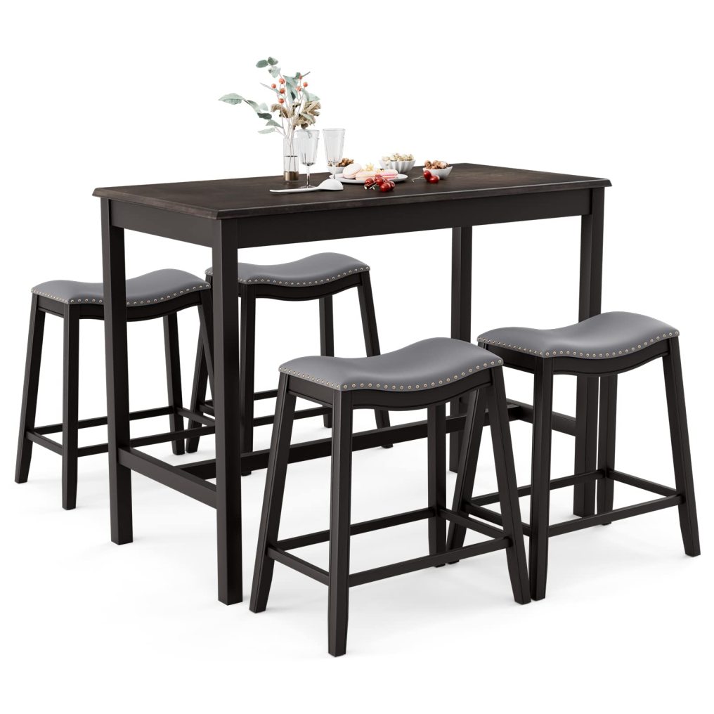 5-Piece Dining Table Set for 4