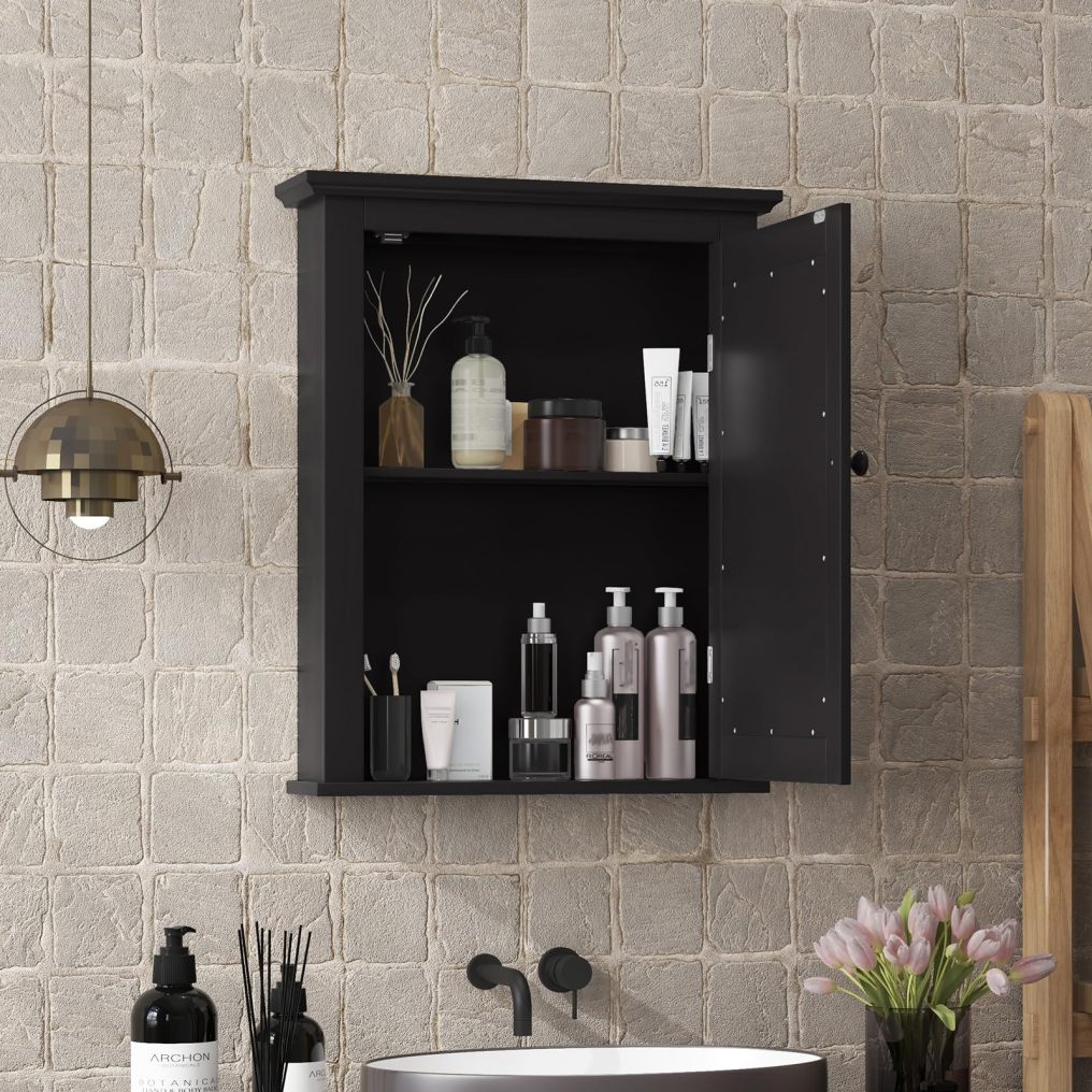 Bathroom Medicine Cabinet with Mirror for Living Room Bedroom Entryway