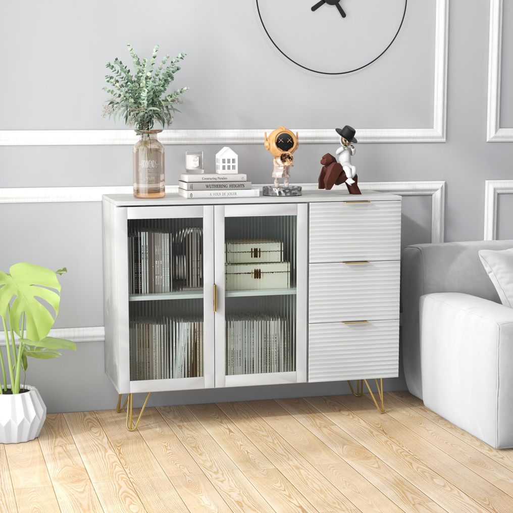 Buffet Cabinet with Storage Modern Sideboard Storage Cabinet