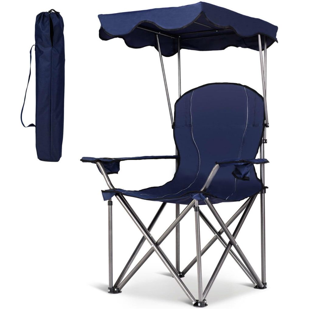 Portable Camping Chair with Canopy for Travel
