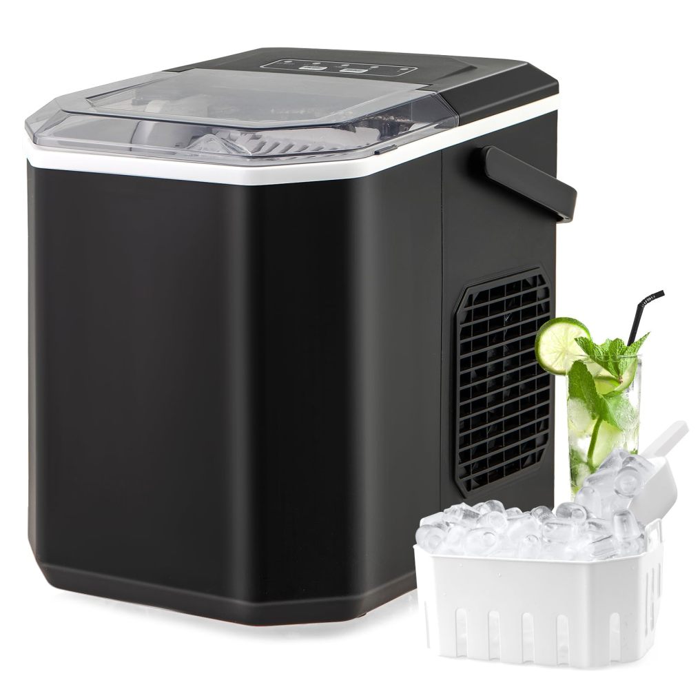 Countertop Ice Maker with Self-Cleaning 9 Ice Cubes Ready in 6-13 Mins