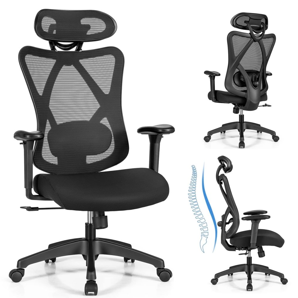 Ergonomic Executive Office Chair High Back Mesh Computer Desk Chair