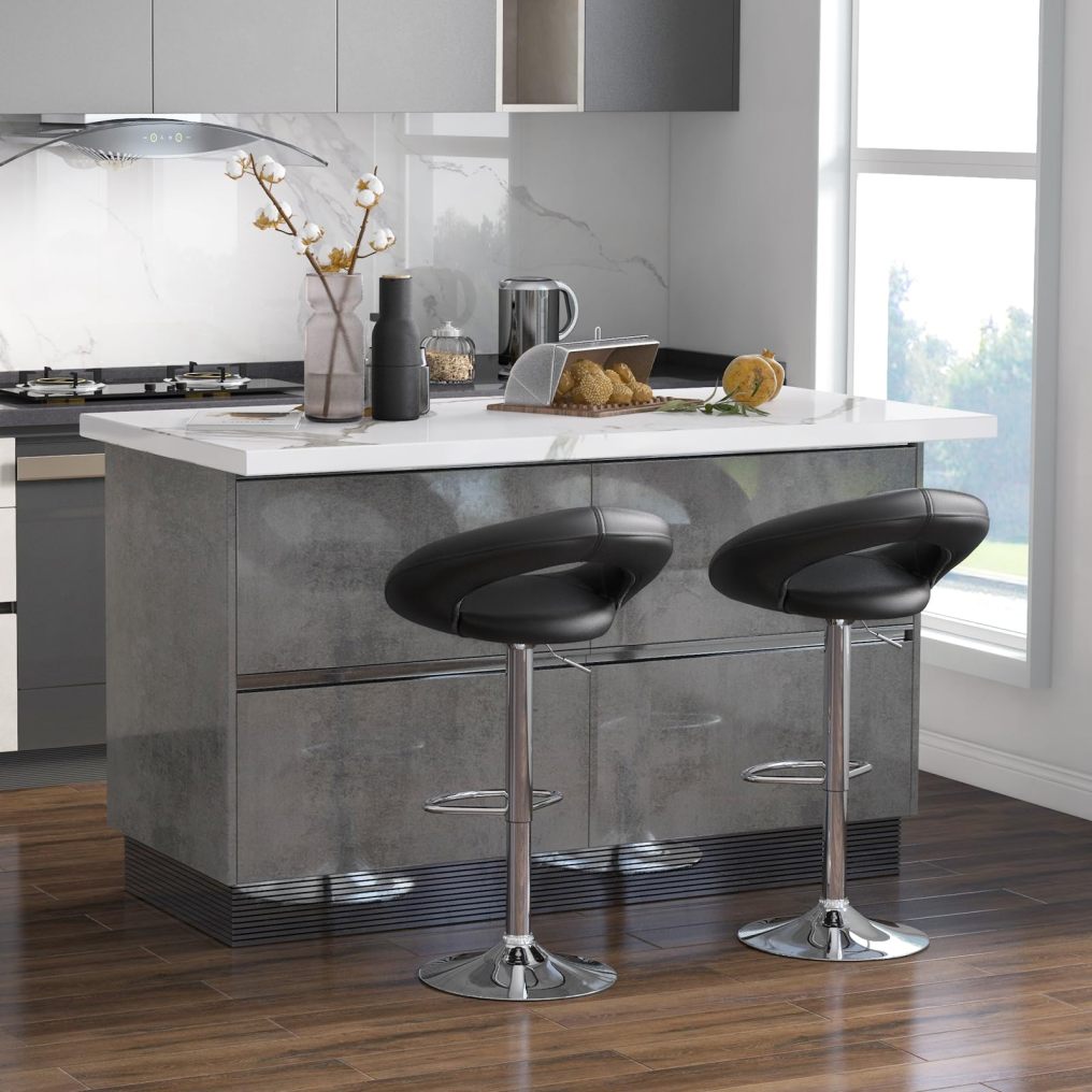 Height Adjustable Bar Stools Set of 2/4 for Bar