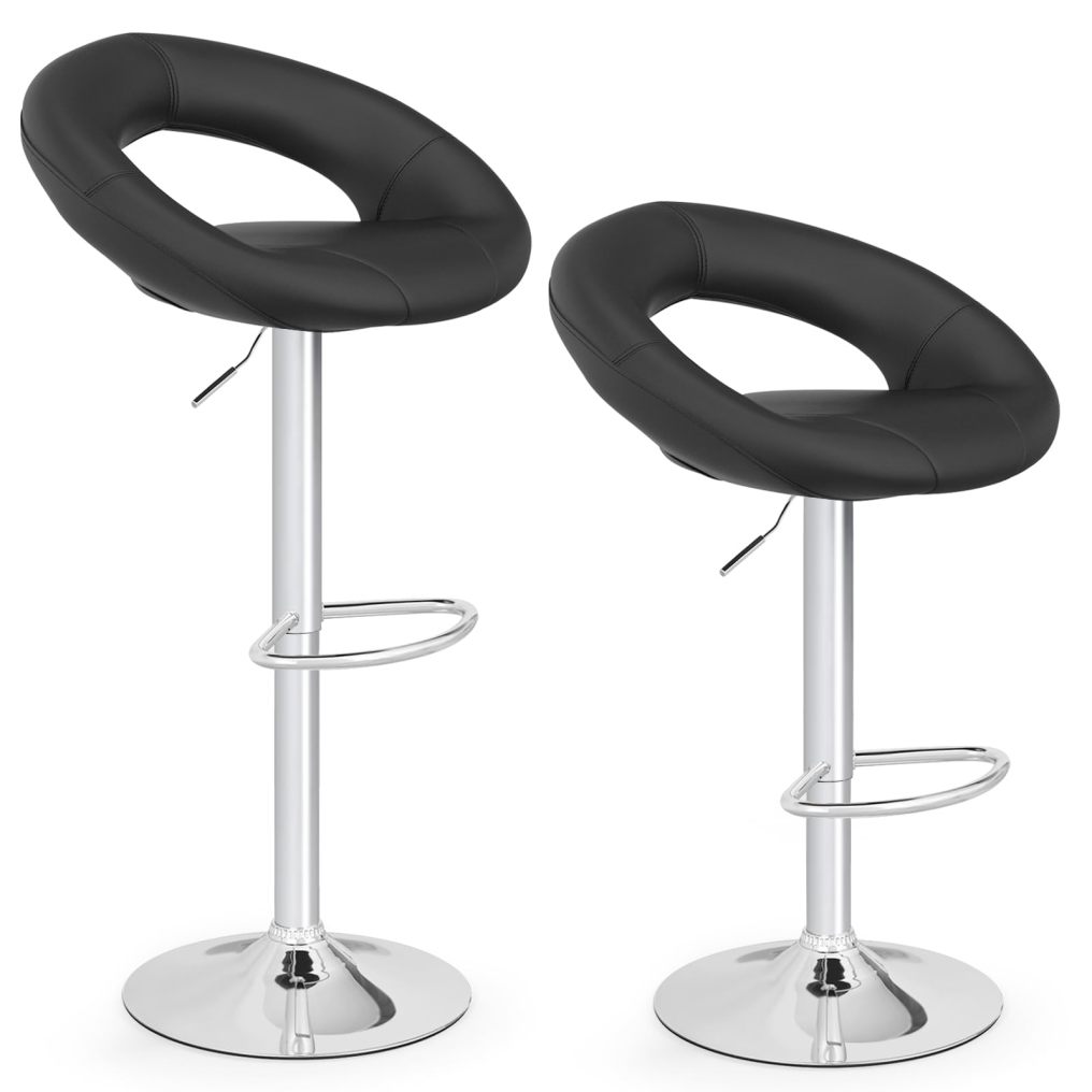 Height Adjustable Bar Stools Set of 2/4 for Bar