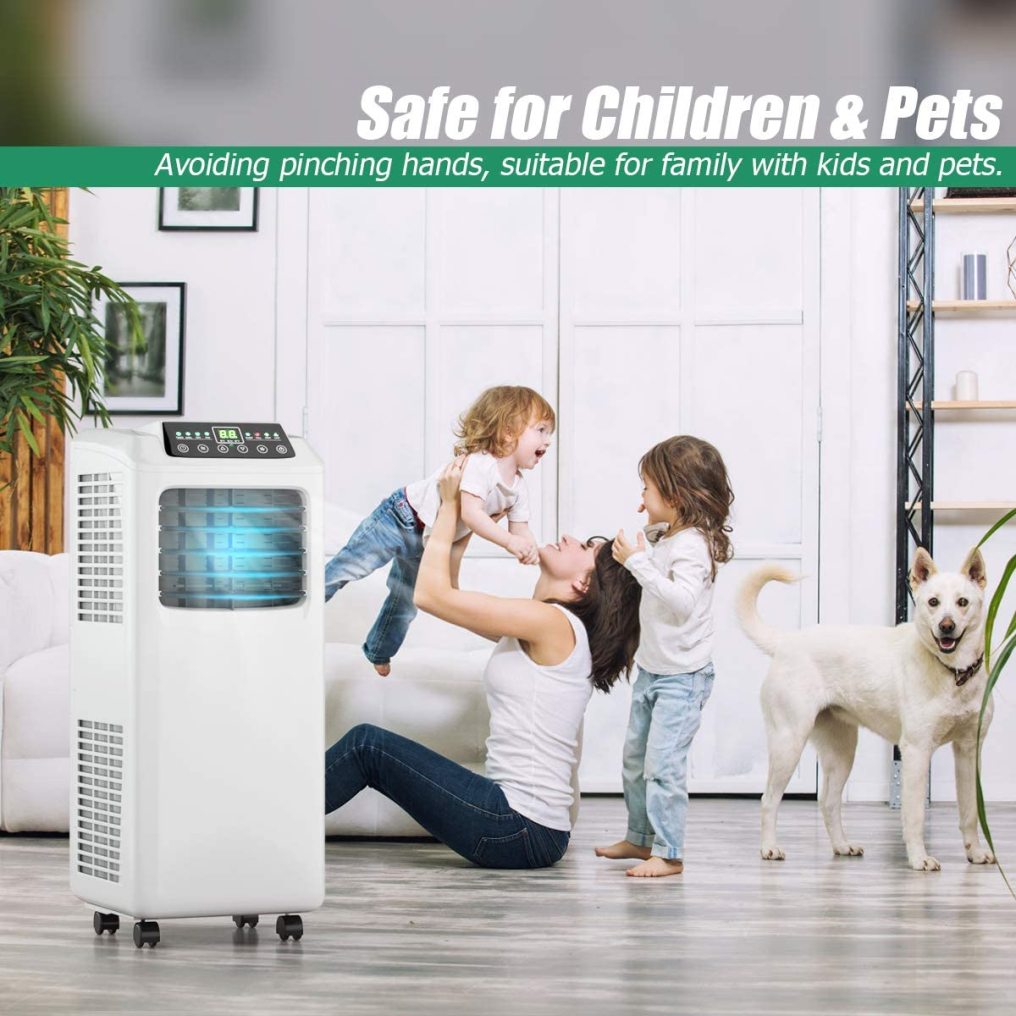ARLIME Air Conditioner Portable 9000 BTU, 3-in-1 Floor AC Unit with Dehumidifier & Fan Modes