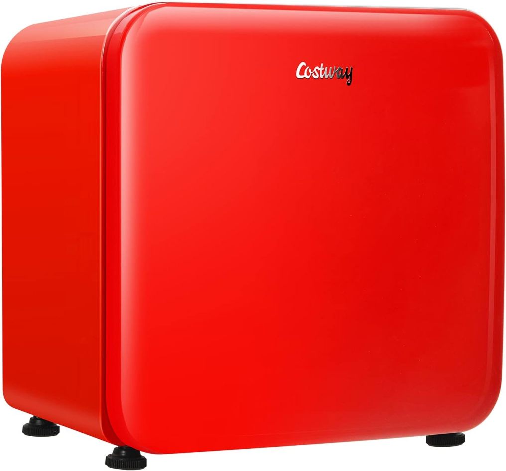 1.6 cu ft. Single Door Small Fridge with Adjustable Temperature 32℉ to 50℉