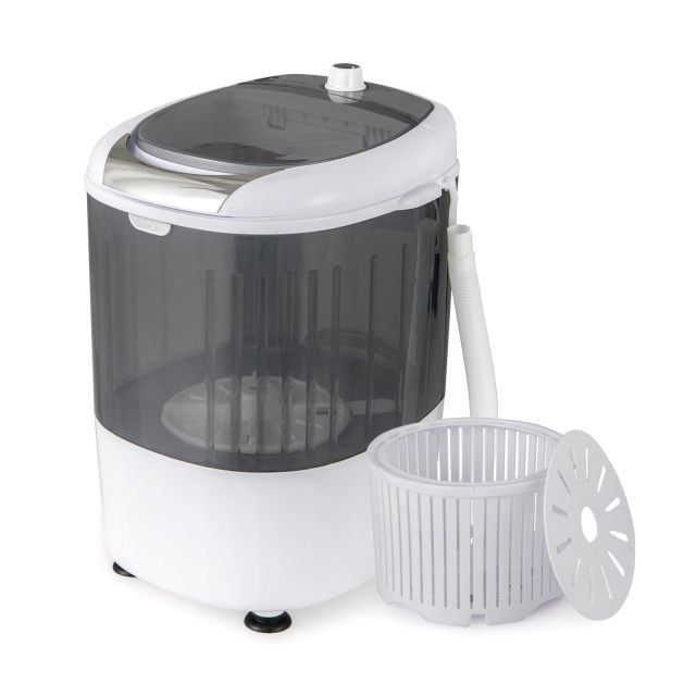Portable Washing Machine, Mini Washer and Dryer Combo w/ 5.5lbs Washing Capacity, Spin Cycle Basket