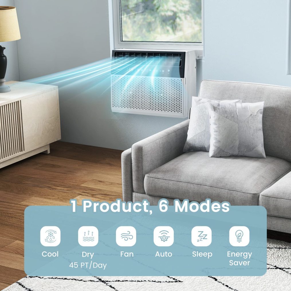 Window Air Units 12,000 BTU, U-Shaped Air Conditioner Window Air Conditioners