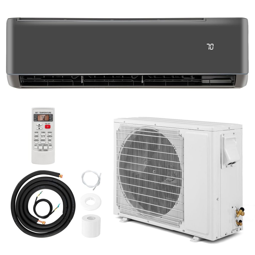 ARLIME 12000 BTU Wifi Enabled Mini Split Air Conditioner, 21 SEER2 208-230V Ductless Inverter AC