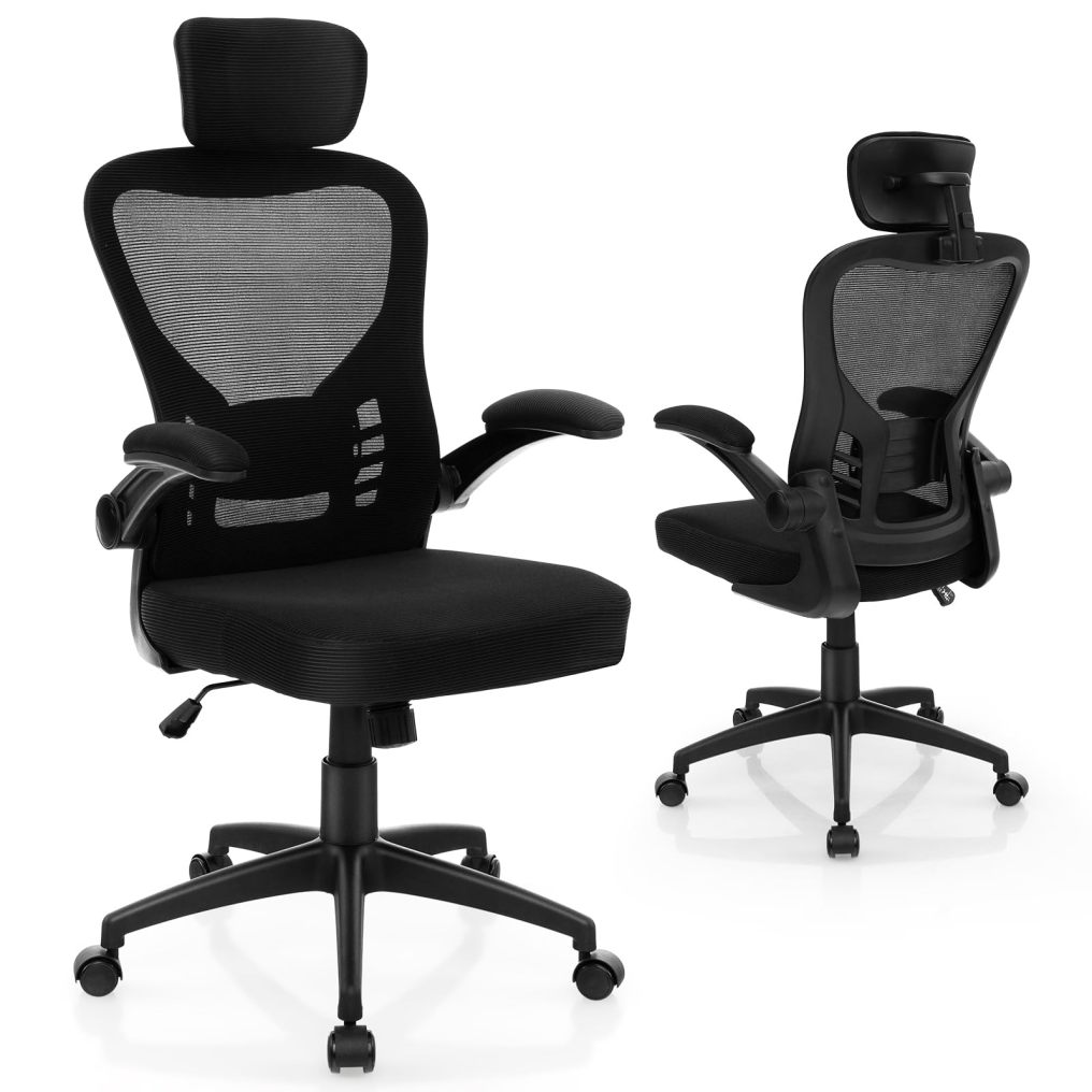 Height Adjustable Computer Desk Chair for Office Home