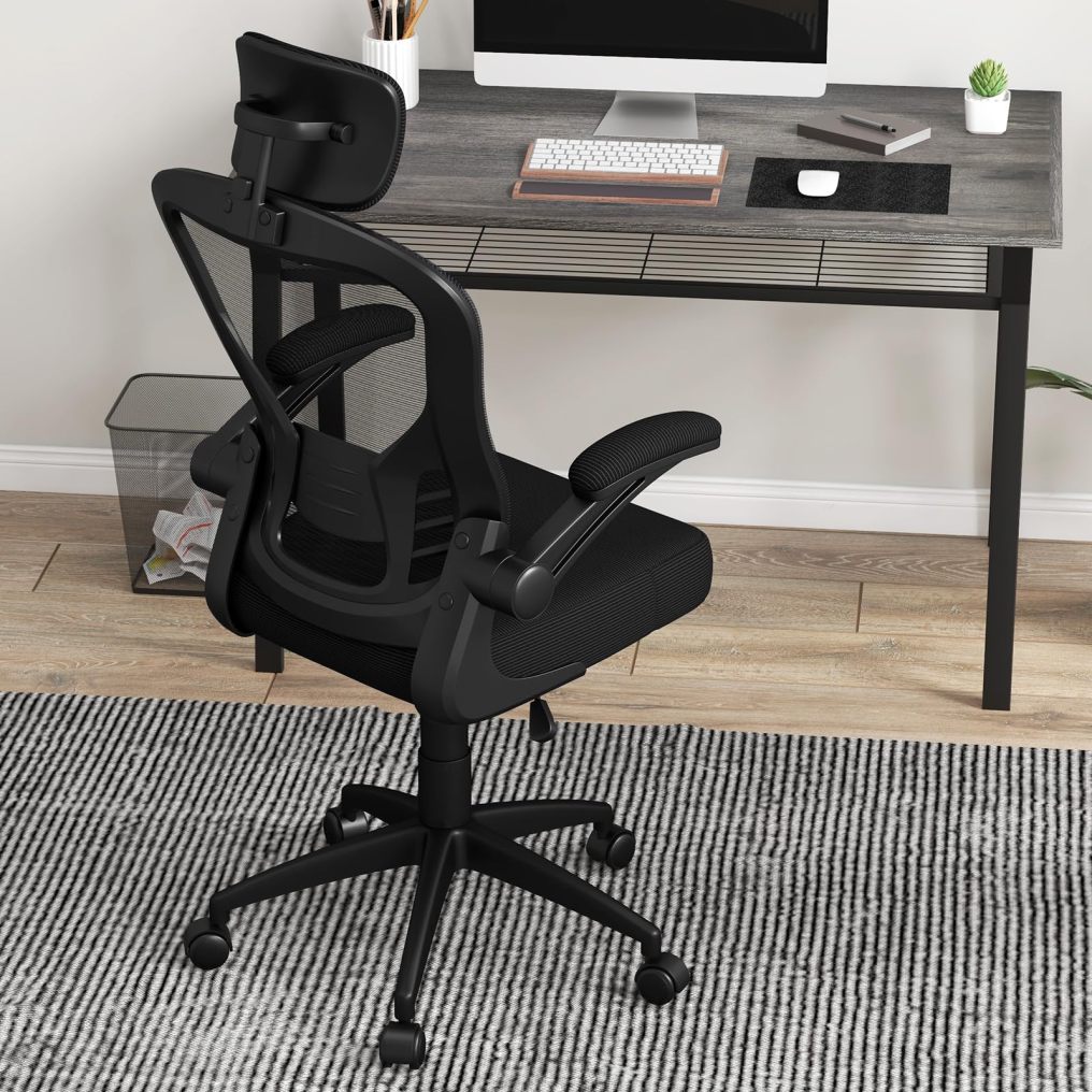 Height Adjustable Computer Desk Chair for Office Home