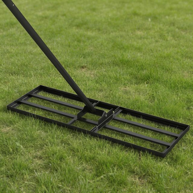 30x10 Inch Lawn Leveling Rake | Soil Sand Dirt Leveling Tool