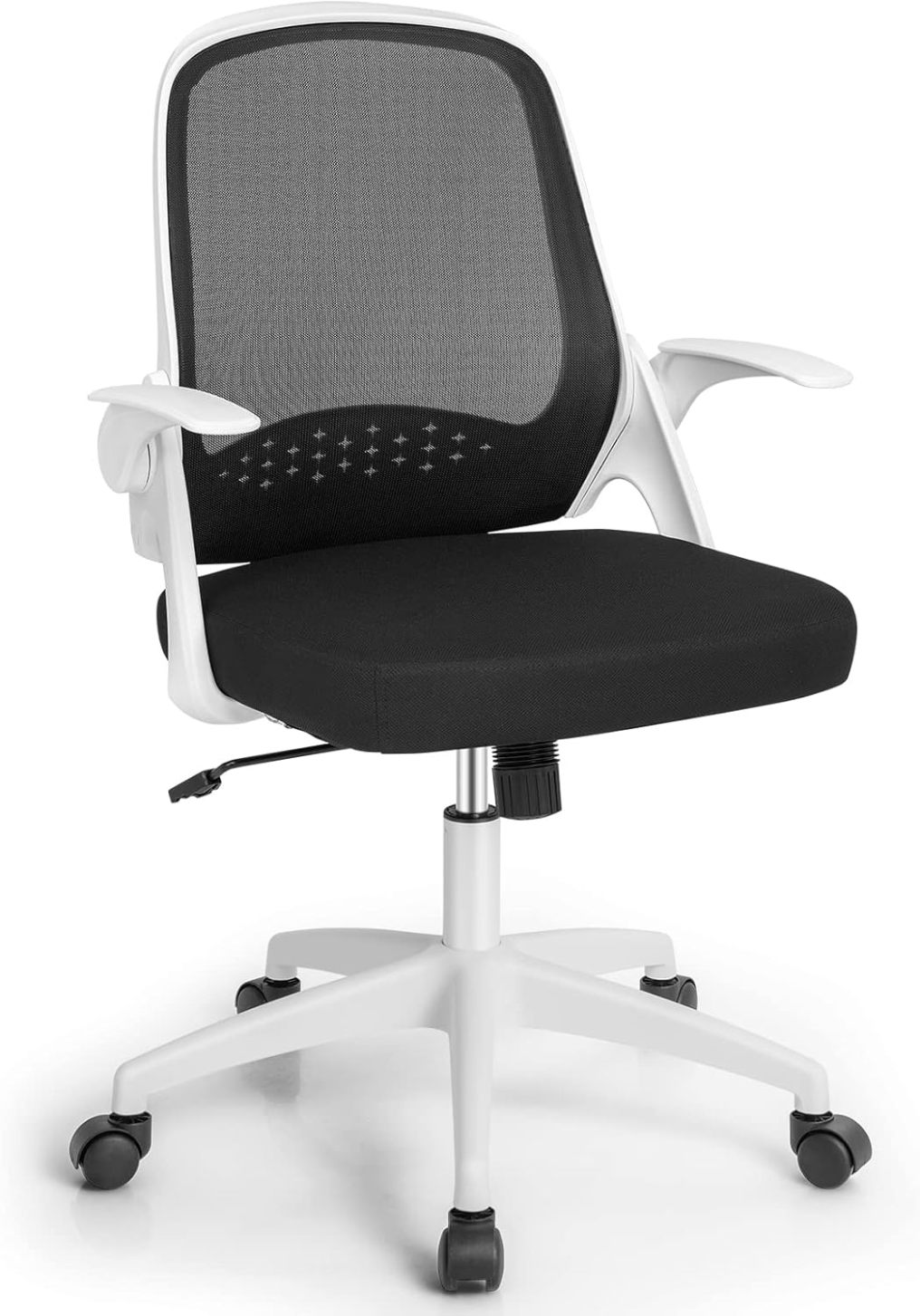 Mesh Office Chair Adjustable Swivel Executive Chair with Flip-up Armrest