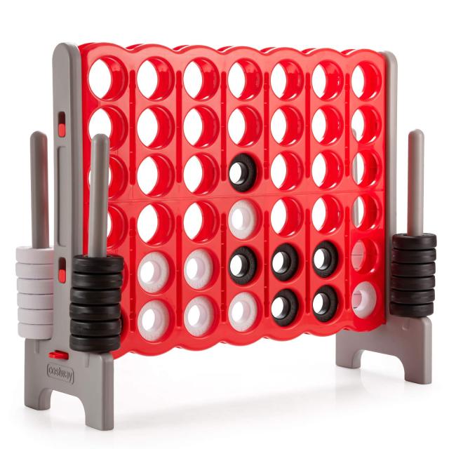 3.5FT Tall Indoor & Outdoor Jumbo 4-to-Score Giant Game Set for Kids and Adults