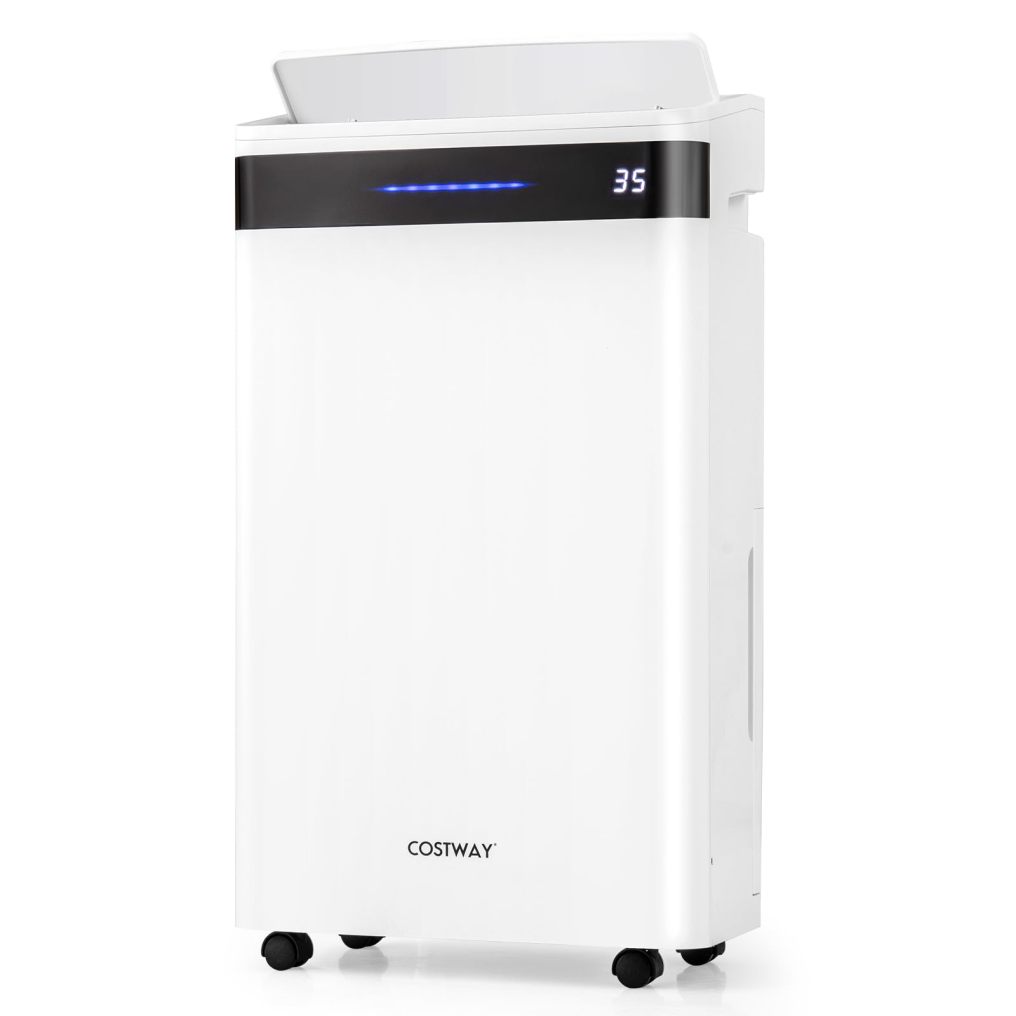 57 Pint Dehumidifiers for Basements 3-Color Humidity Indicator