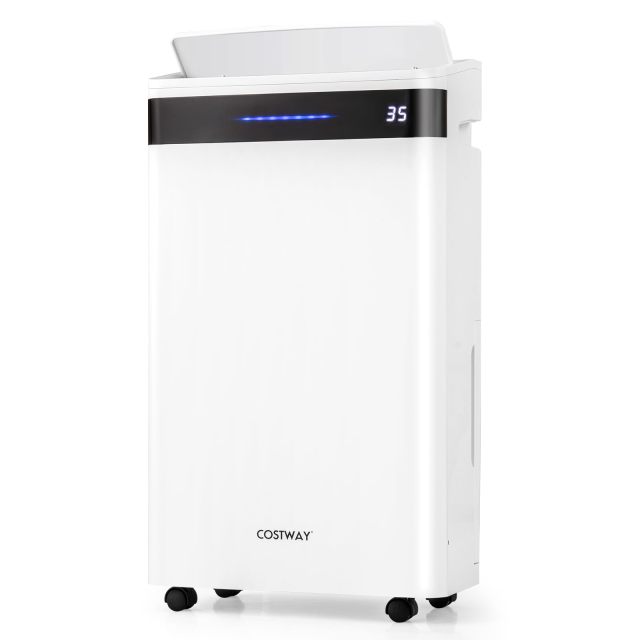 57 Pint Dehumidifiers for Basements 3-Color Humidity Indicator
