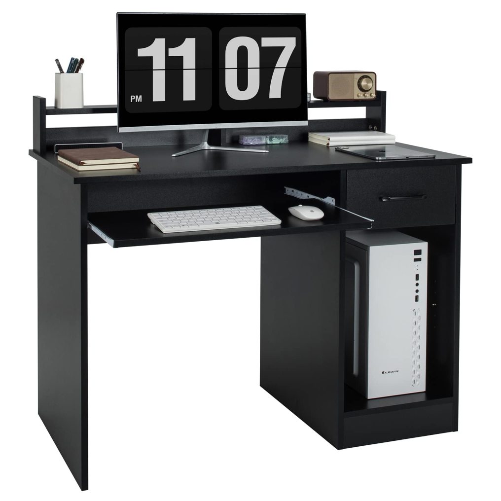 Computer Desk with Hutch Home Office Desk with Drawer