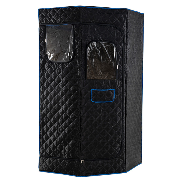 3L Portable Steam Sauna for Home Fast-Heat with 9-Level Remote Control and Folding Chair