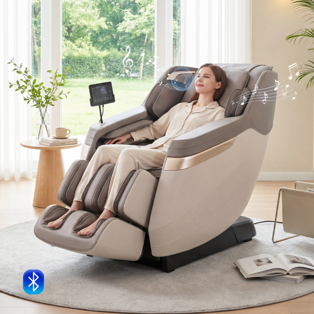 Soothe 57 - Full Body Massage Chair Zero Gravity SL Track Recliner with Waist Heating Function