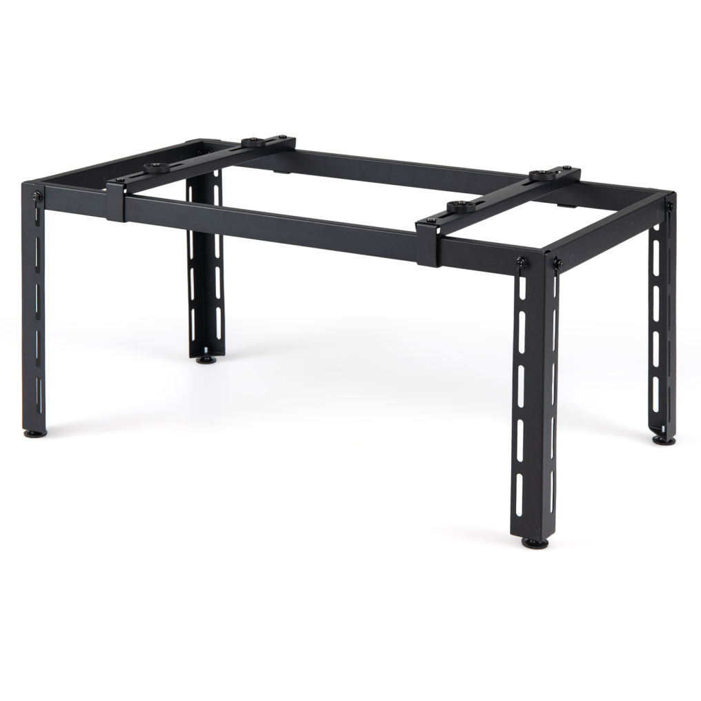 Mini Split Ground Stand Adjustable for 9000-36000 BTU Ductless Air Conditioners Heat Pump-Black