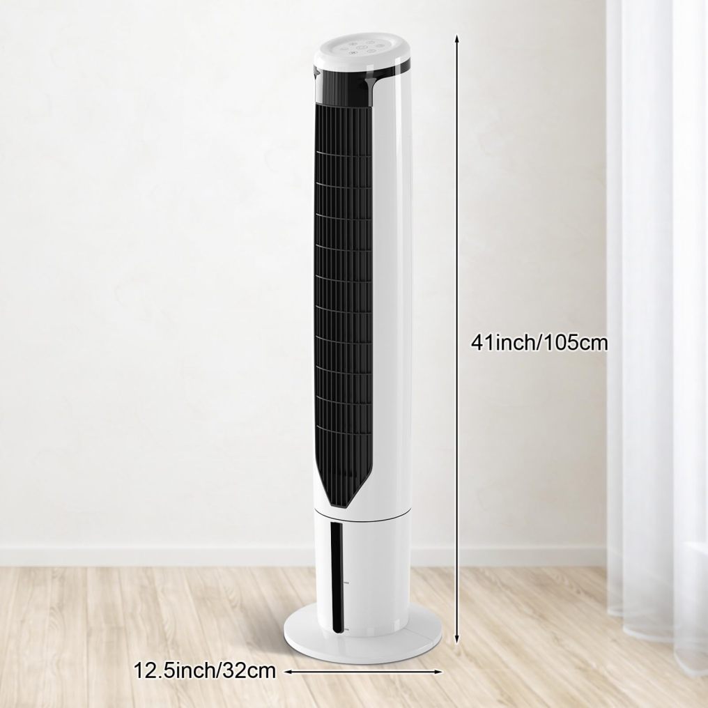 ARLIME Portable Air Conditioner, Evaporative Tower Cooling Fan with Remote