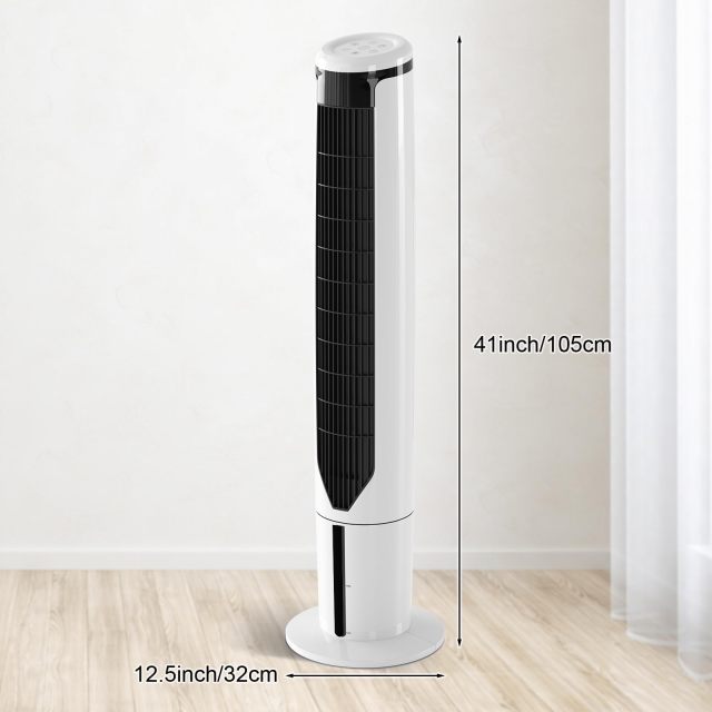ARLIME Portable Air Conditioner, Evaporative Tower Cooling Fan with Remote