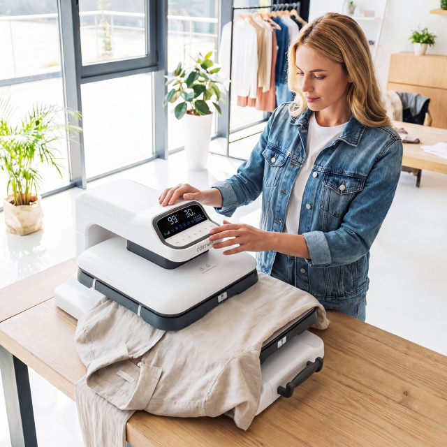Heat Press Machine with Auto Release for T Shirts