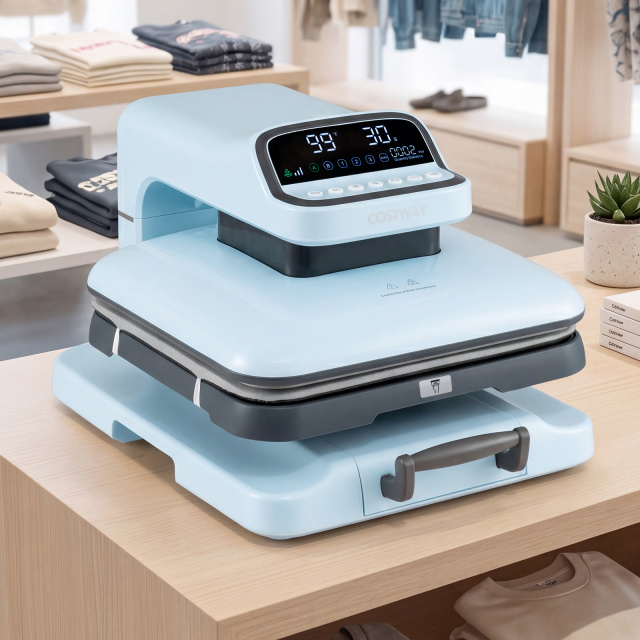 Heat Press Machine with Auto Release for T Shirts