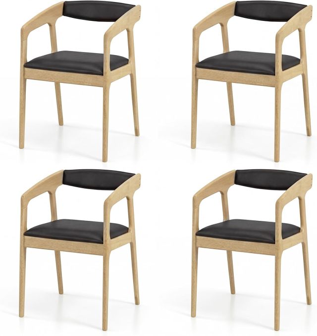 Dining Chairs with Arms Set of 2/4 for Living Dining Reading Room