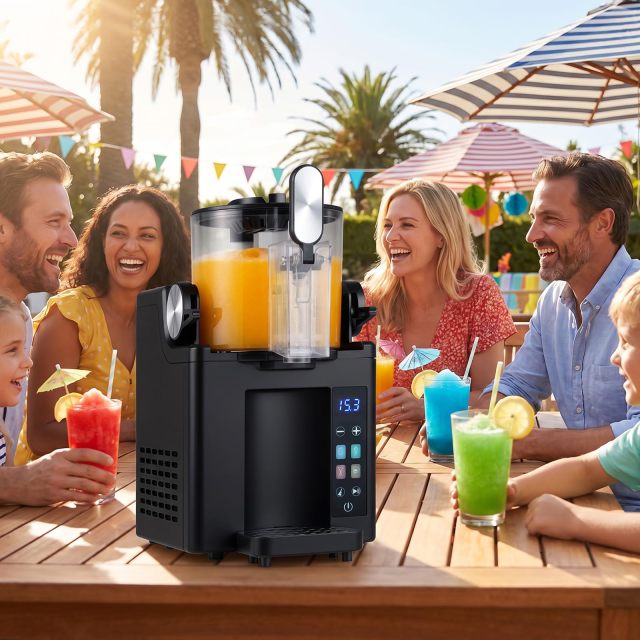 Slushie Machine for Home 68 oz Frozen Drink Maker and Slushy Machine 4 Presets