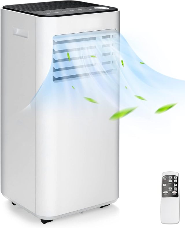 10000 BTU Portable Air Conditioner with Fan & Dehumidifier Mode